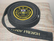 In 1990 a Black Belt was awarded to LeRoy in Tae Kwon Do. In 1990 a Black Belt was awarded to LeRoy in Tae Kwon Do.